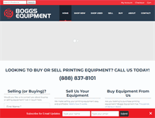 Tablet Screenshot of boggsequipment.com